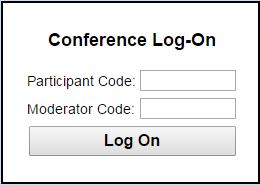Dial 603-766-JOIN (5646) When prompted, enter your Moderator/ Participant code provided by your BayRing representative. You as the Moderator will enter the Moderator code above.