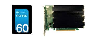 Largest SSDs 60TB (Seagate, August 16) Dual 16Gbps Seq