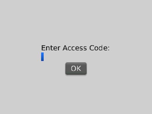 Using the Access Code to Access the Client When an access code has been set, an access code screen displays when the user manually accesses the client or an Amcom Mobile Connect Select message is