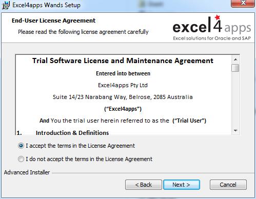 3. You will then be presented with the End User License Agreement. You need to accept this to continue. 4.