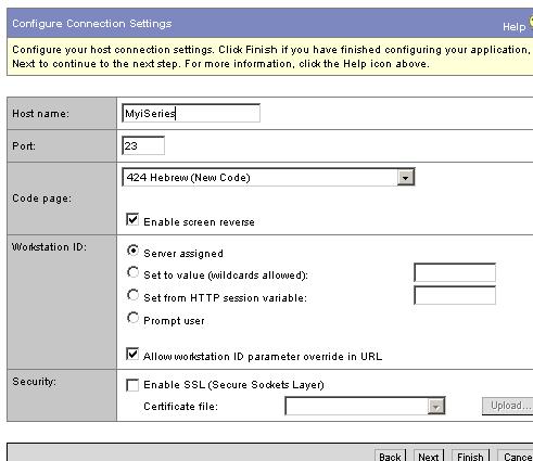 HATS LE Configuration wizard Configuration Wizard A web-based tool to enable the administrator to configure HATS LE Steps that need to be performed are: Set up connection settings