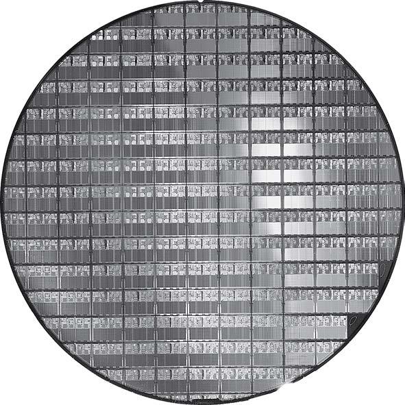 X2: 300 mm wafer, 117 chips, 90 nm