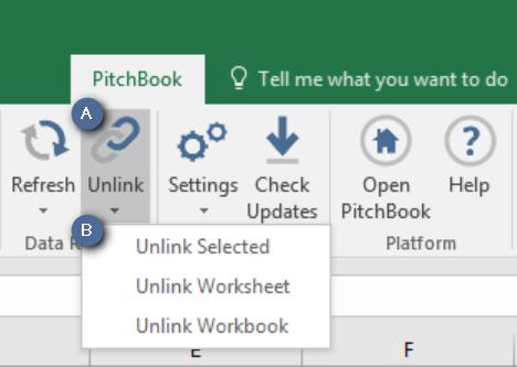 When accessing this area of the system, a new internet browser tab will open and access the PitchBook Platform, linking you automatically to the related
