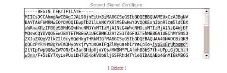 Advanced SSL considerations Adding an Intermediate key to the certificate chain Certificate authorities may require that an intermediate CA certificate is installed in your server farm.
