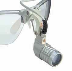 optical system consisting of four high-quality lenses. Completely homogeneous illumination of the whole field of view, and a clearly defined light spot.
