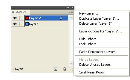 For example, you can use layers to display different design ideas for the same layout. Your objects will automatically be created on Layer 1. A layer containing a selected object will be highlighted.
