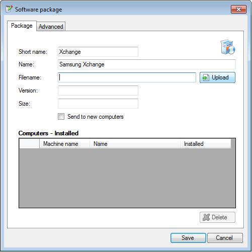 Software packages page As and when new software enhancements become available for client software, they are distributed as Packages.