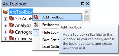 The Filename and time modified tool is now in the same toolbox as the LocateXT ArcGIS for