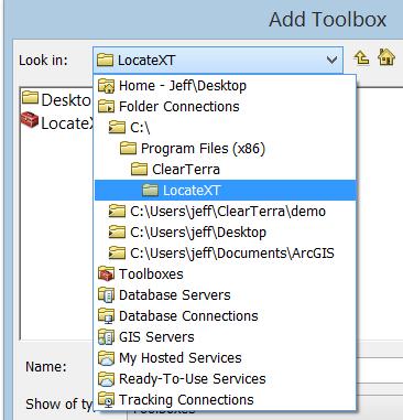 Click the ArcToolbox button in ArcMap. 6.