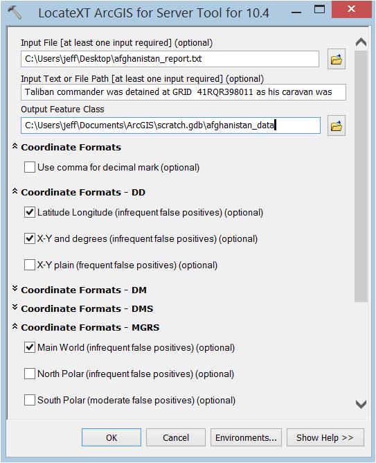 6.0 LocateXT ArcGIS for Server Tool Capabilities The LocateXT ArcGIS for Server Tool has many of the same option settings that are available in the LocateXT Desktop product.
