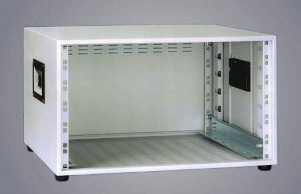 Aluminium front with lock and handle strip, light grey powder coated. 19 Drawer 341.009.