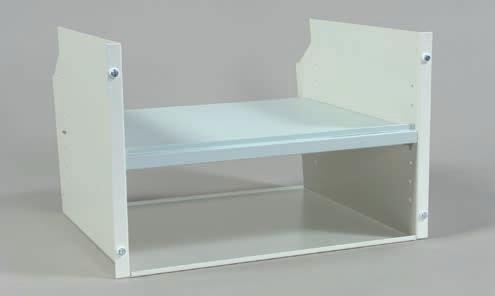 302 7HE PROFI 19" SHELF UNIT For bench racks with tilted front.