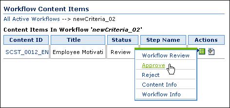 Working with Workflows Workflow Review Notification A workflow review notification message is e-mailed to you when you are assigned to review a revision in a workflow.