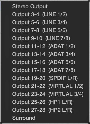 See Setting the I/O in the audio software application for examples. I/O Complement The specific inputs and outputs available, and their names, vary by Apollo model.