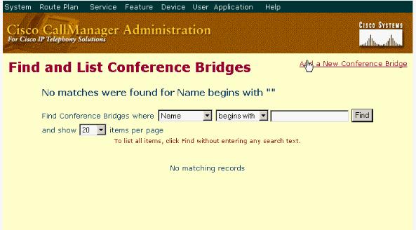 c. Configure and insert the conference bridge profile in Cisco CallManager to register with the profile that was created in Cisco IOS.