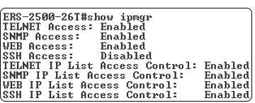 IP Manager configuration