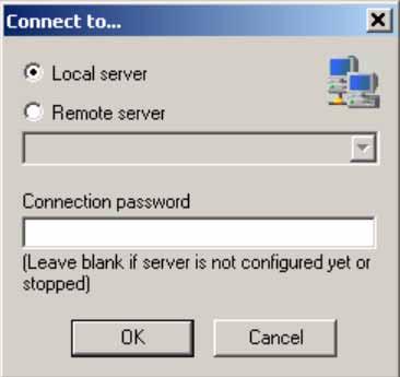.. dialog box appears. Figure 42 Connect to.