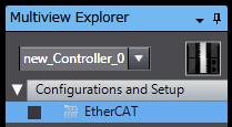 7.3.2. Setting up the EtherCAT Network Configuration Set up the EtherCAT network configuration.
