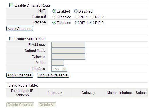 Enable Dynamic Route You may want to set up your router to route computers or devices on your network to other local networks through other routers.