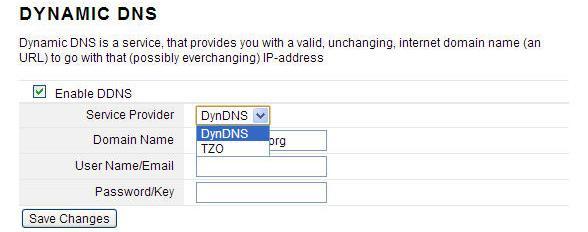 5.6 Advanced The Advanced Setup includes DDNS, QoS, Operation Mode and SSH Server. You can configure these function refer to the introduction below. 5.6.1 DDNS DDNS means Dynamic Domain Name System.
