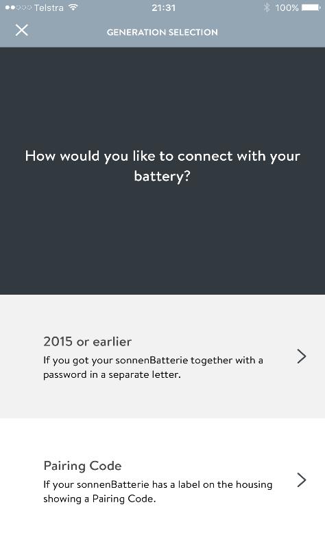 Sonnen Smartphone Apps Registration Once