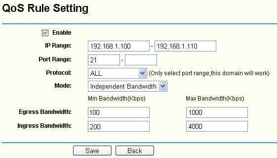 Step 3: Click the Save button. Figure 4-47 4.10 IP & MAC Binding Choose menu IP & MAC Binding, you can see the submenus under the main menu: Binding Setting, ARP List.