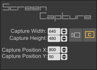 Screen Capture Screen capture a function for you to capture part of your desktop and use it as a video mixing source.