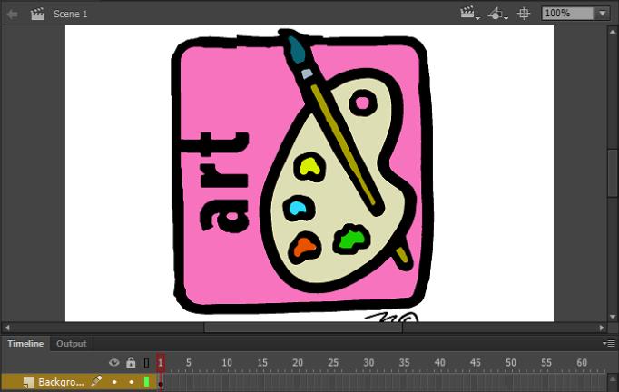 Remove Background Tutorial G2 1. Open the Animate document RemoveBg.fla. 2. Rename Layer 1 to Background. 3.