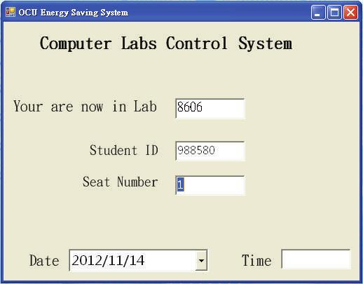 Figure 9: The warning message will pop up on the screen either when the computer has been occupied for more than an hour or the computer was assigned to a student but has been detected idle for some