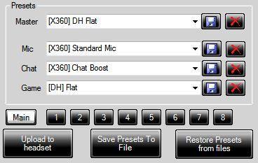 www.turtlebeach.com Software Controls Presets Tab The Presets Tab is the main section of the PX5 Presets manager. This is where you ll transfer presets between your PX5 headset and PC.