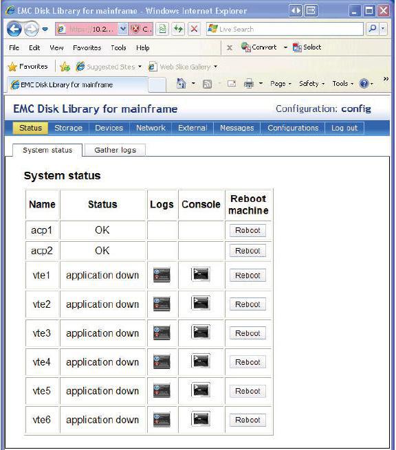 DLm Operations Figure 10 Exit DLm Console DLm Console To exit the DLm Console, click Logout on the DLm Console menu bar.