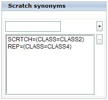 DLm Administration Figure 26 Scratch Synonyms To add scratch synonyms (tape pool names): 1.