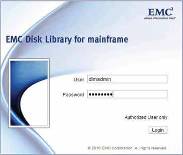DLm Operations Figure 14 DLm Console login page 3. Type the username and password.