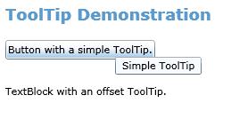 CHƯƠNG IV: CONTROL VÀ USER CONTROL TRONG SILVERLIGHT o Ví dụ <!-- A TextBlock with an offset ToolTip. --> <TextBlock Text="TextBlock with an offset ToolTip." Canvas.Top="110" Canvas.