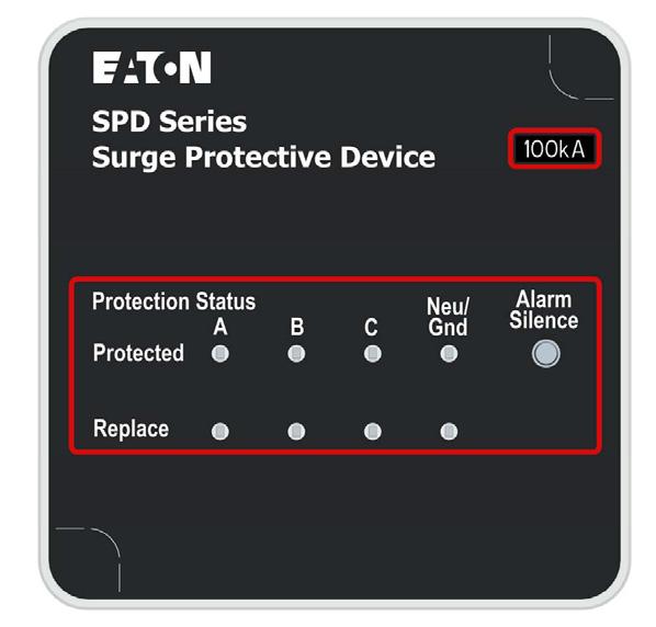 Eaton SPD Series for Mounting External Instruction Manual IM01005031E - Rev.3 3.2.2 Standard Feature Package The Eaton SPD Series Standard Feature Package display is shown in Figure 15.