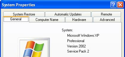 For Windows 2000 Windows 2000 users are recommended to have Service Pack 4 installed. You can determine if you have Service Pack 4 by right-clicking My Computer, and then selecting Properties.