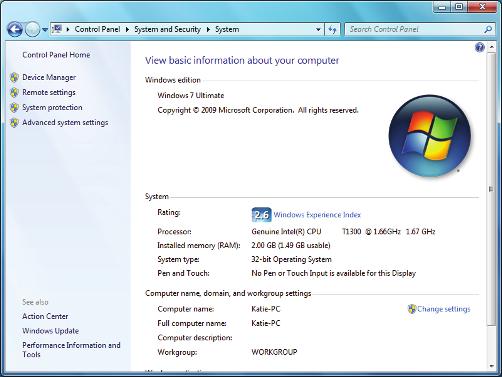 You can learn about the different versions of Windows 7 in Appendix A. Activating your copy of Windows 7 When you install Windows 7, you have the option of activating your copy of the software.