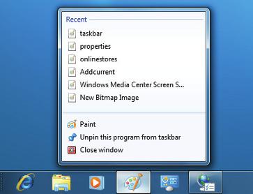 What s new with Windows 7 1 Jump lists offer a handy way to quickly access your most recent files right from the Taskbar. If you frequently access a particular file, you can pin it to the Taskbar.