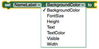 Compare Blocks to Object s Properties Sticking with our Label example, let s take a look at the properties we can configure in code and the properties we can configure