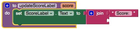 Let s rename the input to score. Just click on the x and you will be able to edit it.
