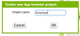 Create Simple App We ll start a new project by clicking on Project, Start new project We ll name the project SimpleApp.
