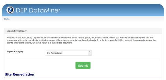 DataMiner Reports - Facilities Run a Dataminer report to check if your facility already exists in the NJDEP database. If it exists, it will show up in the Facilities Report.