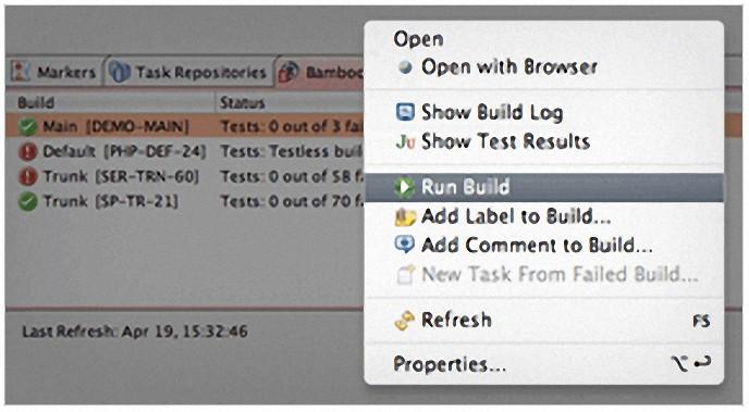 Atlassian Bamboo Stay in You IDE Atlassian IDE Connector for