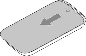 Installing Your Device 1. Slide the back cover and remove it 2. Insert the (U)SIM card.