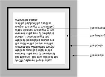 CSS Layout When a browser renders an XML document, it places the text from the elements on one or more pages. The text on each page is organized into nested boxes. e.g. Each paragraph is a box.