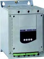 Soft starting and deceleration of pumping and ventilation machines 3 9 3 7 3 9 TCS (Torque Control System) 36 PTCprobe 4 3 Modbus Fipio, Profibus