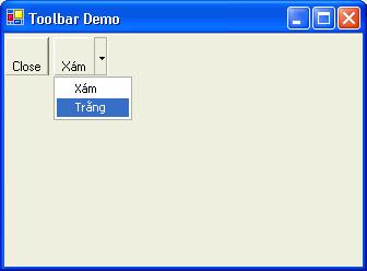 Private Sub frmtoolbar_load( ByVal sender As System.Object, ByVal e As System.EventArgs) Handles MyBase.Load ToolBarButton3.DropDownMenu = ContextMenu1 ToolBarButton3.