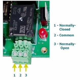 Relay Wiring: Four (4) terminal block connectors are provided for relay wiring purposes (TB1 through TB4).