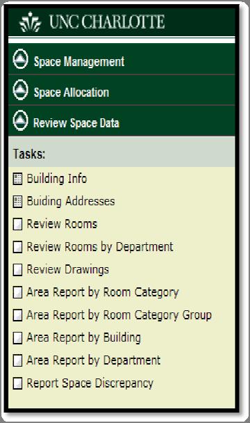 6.2.1. When a room is selected from the drawing view, the room details including space information and history of room will display. 6. Campus Space Faculty and Staff Space Data role 6.1. Campus personnel may view space data using the Review Space Data role.