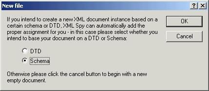 In this section you will create a new file that is based on the AddressLast.xsd schema you created earlier in the tutorial. To create the new XML file: 1.